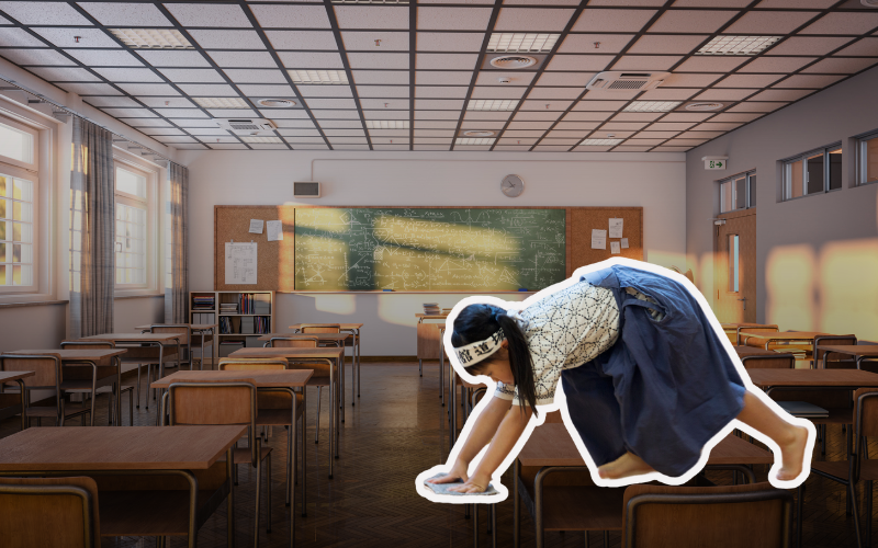 Disciplina que nasce dentro escola, cultura da limpeza nas escolas japonesas 
