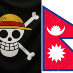 A bandeira de One Piece virou símbolo de liberdade no Nepal