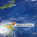 Tufão no Japão: “Sinlaku” se forma e pode se aproximar do país na próxima semana